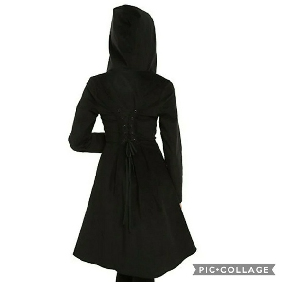 Disney Jackets & Blazers - Disney Tim Burton's Corset Gothic Trench Coat